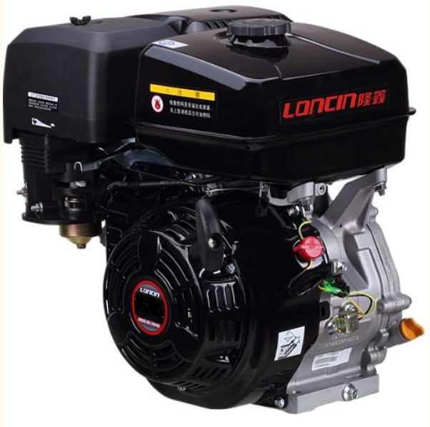 Двигатель бензиновый Loncin G420F TSS RH-500L/Engine G420F (Ø25mm), №10 (Q500-10)