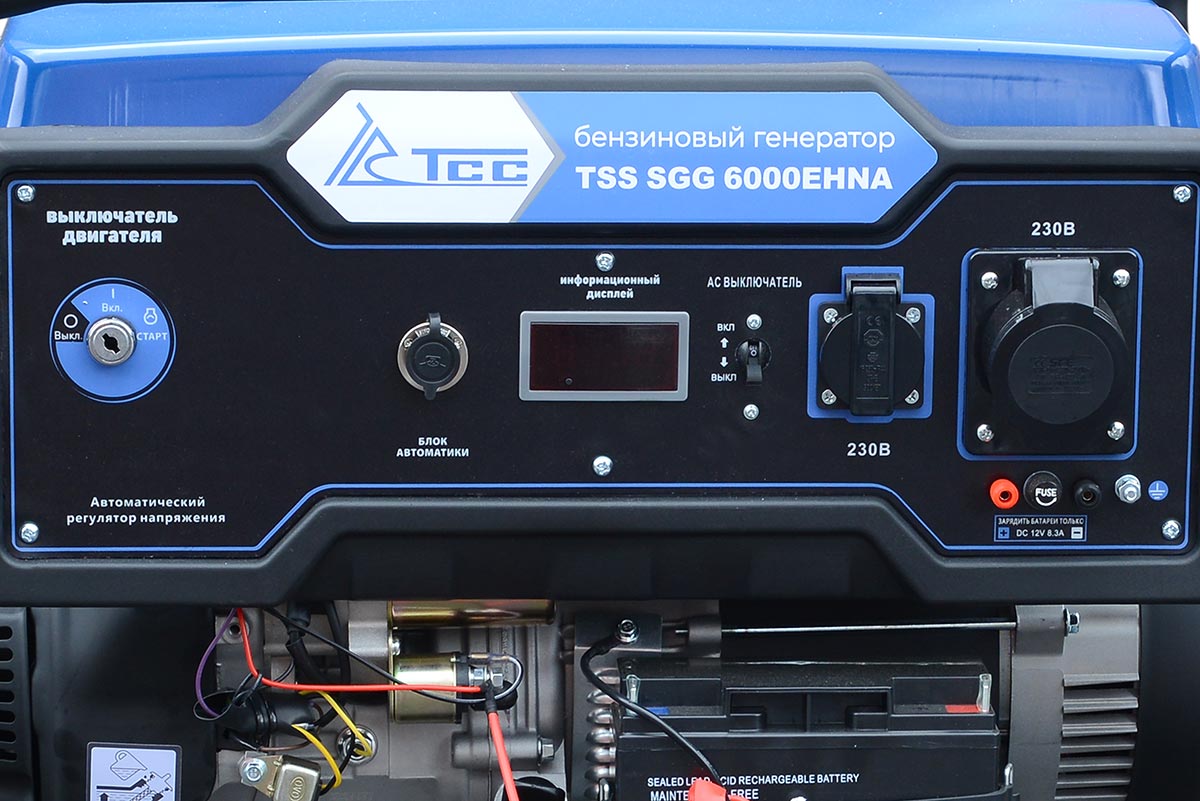 Бензогенератор TSS SGG 6000EHNA в кожухе 1200