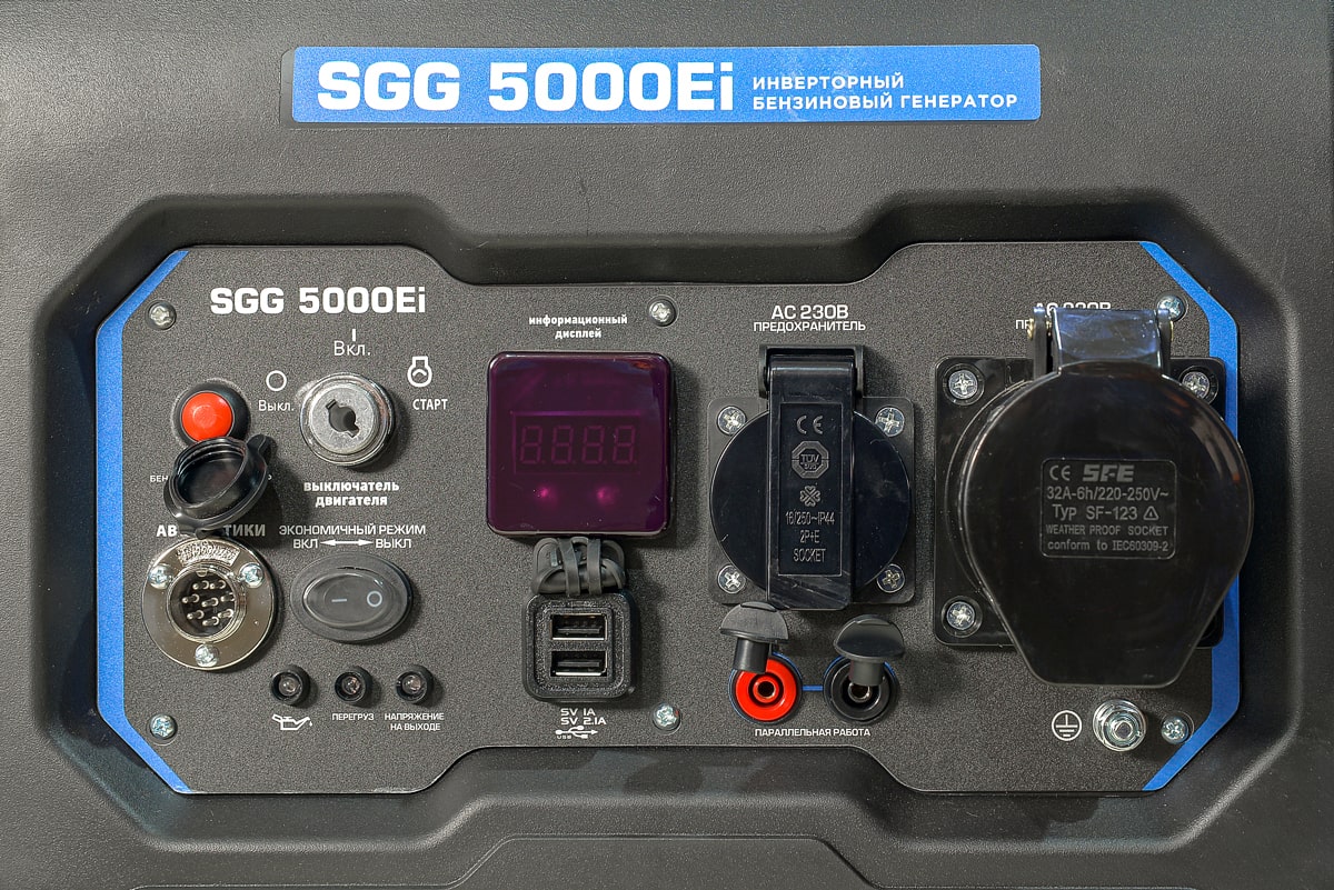 Бензогенератор инверторный TSS SGG 5000Ei